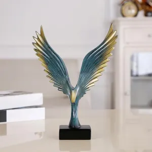 Blue Loom Tree Retro Style Eagle Wing