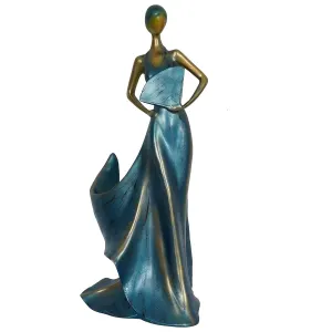Lady Bottle Holder Statue