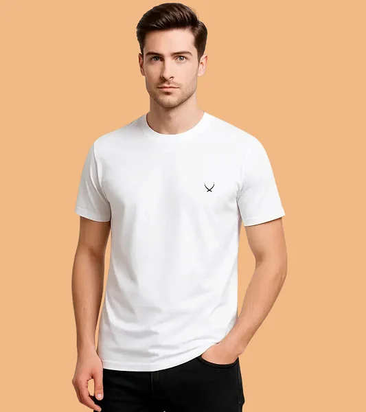 ZULX Printed, Typography, Graphic Print Men Round Neck White T-Shirt - Design 2