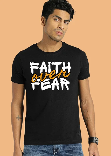 ZULX Printed, Typography Men Round Neck Black T-Shirt
