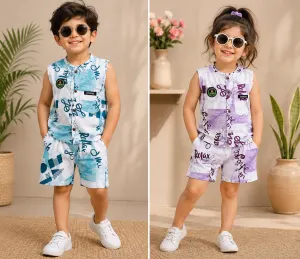 Kids Printed Cotton Co-ord Set