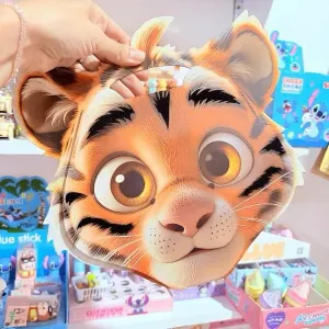 Cute Tiger Art Book for Kids – Cartoon Drawing & Activity Book