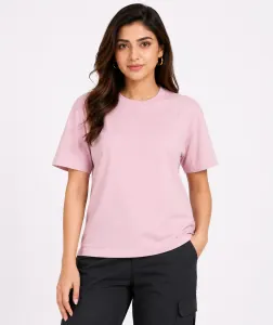 Lavender Round Neck Top for Women